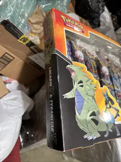 Pokemon TCG Lucario V & Tyranitar V Heavy Hitters Premium Collection Box - New 820650856716 - Image 2