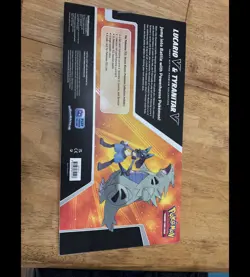 Pokemon TCG Lucario V & Tyranitar V Heavy Hitters Premium Collection Box Sealed 820650856716 - Image 2