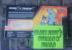 Pokemon TCG Lucario V & Tyranitar V Collector's Box - 14 Packs - DS - NEW 820650856716 - Image 2