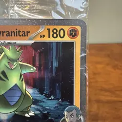 Team Rocket's Tyranitar 096/182, Destined Rivals - Pokemon Center Stamp - SEALED - Image 3