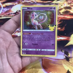 Mew 011/025 Celebrations Holo Rare Pokemon TCG Card NM (1) - Image 1