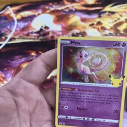 Mew 011/025 Celebrations Holo Rare Pokemon TCG Card NM (1) - Image 4