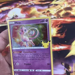 Mew 011/025 Celebrations Holo Rare Pokemon TCG Card NM (1) - Image 5