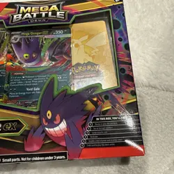 Pokemon TCG: Mega Battle Deck Mega Gengar EX - OPENED/NO HAUNTER PROMO - Image 2