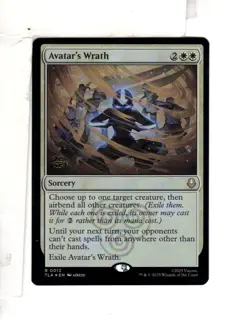 MTG SkeenAB Avatar's Wrath PRERLEASE PROMO FOIL from TLA. NM. - Image 1