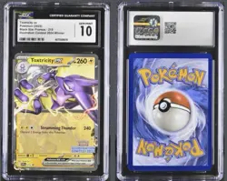 POKEMON CGC GEM MINT 10 TOXTRICITY EX #215 ILLUSTRATION CONTEST WINNER 2024 #1 - Image 3