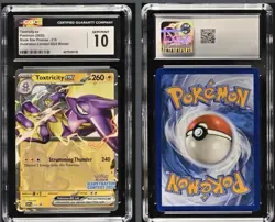 POKEMON CGC GEM MINT 10 TOXTRICITY EX #215 ILLUSTRATION CONTEST WINNER 2024 #2 - Image 3