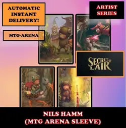 MTGA MTG ARENA CODE CARD ARTIST SERIES NILS HAMM SECRET LAIR SLEEVE INSTANT - Image 1