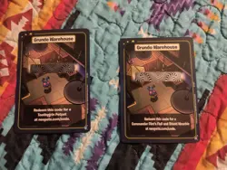 Neopets Grundo Warehouse Toothygrin Petpet - Redemption Code + Bonus Code Card - Image 1
