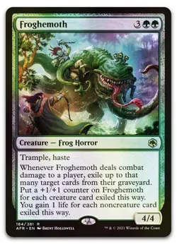Froghemoth #184 (Foil) (NM) Forgotten Realms AFR Magic MTG - Image 1