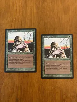 Scavenger Folk x2 NM+ MtG The Dark Magic 1994 2x VINTAGE FAST SHIPPING - Image 1