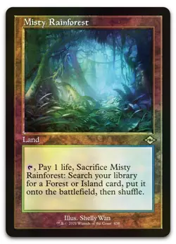 Misty Rainforest (Retro Frame) #438 (Foil) (NM) Modern Horizons 2 MH2 Magic MTG - Image 1