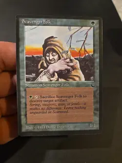 4× MTG (The Dark 1994) Scavenger Folk Never Played - Image 1