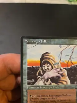 4× MTG (The Dark 1994) Scavenger Folk Never Played - Image 2