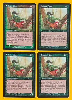 MTG ERHNAM DJINN (Foil) (x4) Beatdown (OldManMTG 010-629) - Image 1