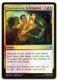 Heartwarming Redemption #199 (Foil) (NM) War of the Spark WAR Magic MTG - Image 1
