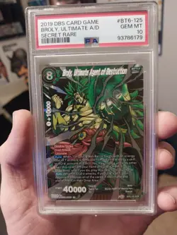 Psa 10 / Broly Ultimate Agent Of Destruction 1st Edition/ Dragon Ball Super Card - Image 1