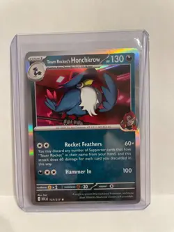 Team Rocket's Honchkrow (Holo Rare) Ascended Heroes Pokemon TCG- 127/217 - Image 1
