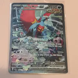 Roaring Moon EX 251/182SV04: Paradox Rift Holo Pokemon NM TCG SIR - Image 1