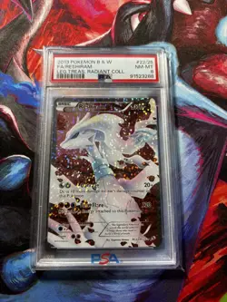 2013 POKEMON LEGENDARY TREASURES RESHIRAM #RC22 HOLO PSA 8 NEAR MINT - Image 1