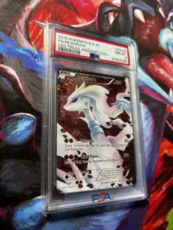 2013 POKEMON LEGENDARY TREASURES RESHIRAM #RC22 HOLO PSA 8 NEAR MINT - Image 2