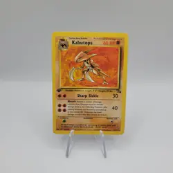 Pokemon TCG Kabutops Fossil 24 Regular 1st Edition Rare - Image 1