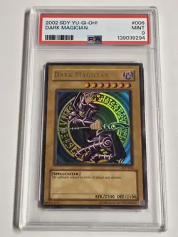 PSA 9 Dark Magician SDY-006 Ultra Rare Vintage Yugioh Starter Deck: Yugi 2002 - Image 3