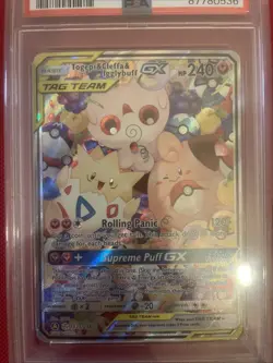 Pokemon Togepi Cleffa Igglybuff GX 143a/236 Tag Team PSA 10 - Image 2