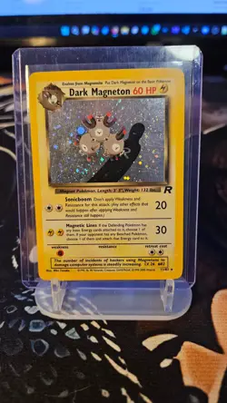 Dark Magneton 11/82 Holo Rare Team Rocket Vintage Card WOTC Pokemon TCG - Image 1