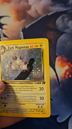 Dark Magneton 11/82 Holo Rare Team Rocket Vintage Card WOTC Pokemon TCG - Image 2