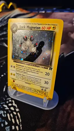 Dark Magneton 11/82 Holo Rare Team Rocket Vintage Card WOTC Pokemon TCG - Image 3