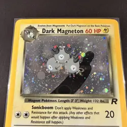 Dark Magneton 11/82 Team Rocket Set Holo Rare Pokemon Card Nintendo TCG WOTC LP - Image 4
