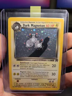 LP Dark Magneton TCG 11/82 Team Rocket Holo Rare Pokemon Card TCG WOTC UK - Image 5