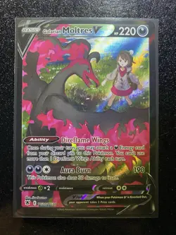 Pokemon TCG Galarian Moltres v Astral Radiance TG20/TG30 Swsh10 NM - Image 1
