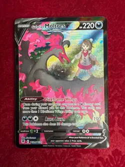Pokemon TCG Galarian Moltres V Full Art TG20/TG30, Astral Radiance (NM) - Image 1