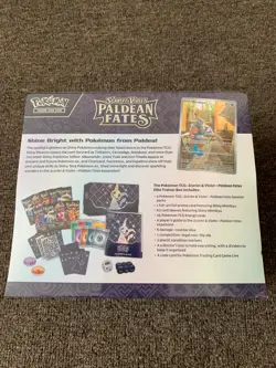 POKEMON Scarlet & Violet - Paldean Fates - Elite Trainer Box ETB NEW SEALED - Image 2