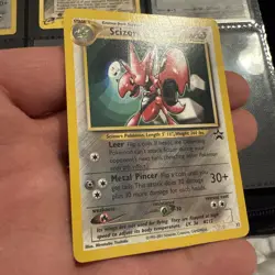 Pokemon SCIZOR Card BLACK STAR PROMO Set #33 Wizards of the Coast League WOTC - Image 2