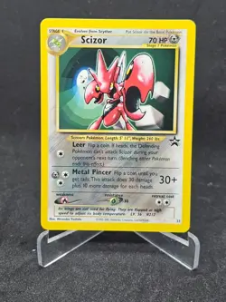 Pokemon Card Scizor #33 WotC Black Star Promo - Image 1