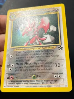 Scizor 33 WOTC Promo Black Star - Pokemon Card MP - Image 3