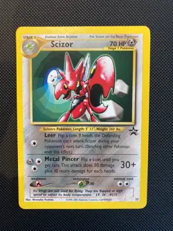 Pokemon Card Scizor Black Star Promo 33 WOTC - Image 1