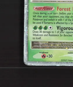 Torterra LV.X 122/130 Diamond & Pearl Ultra Rare Holo Pokemon Card DMG - Image 5