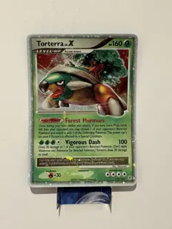 Torterra LV.X 122/130 Ultra Rare Diamond and Pearl Pokemon TCG Card 2007 LP - Image 1