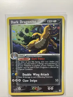 Pokemon Dark Dragonite Holo Rare TCG Card 15/109 Lightly Played Condition 2004 - Image 1