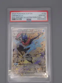2024 POKEMON SVP EN-SV BLACK STAR PROMO #132 GRENINJA EX PSA 10 US Seller - Image 1