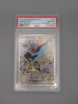 2024 POKEMON SVP EN-SV BLACK STAR PROMO #132 GRENINJA EX PSA 10 - Image 1