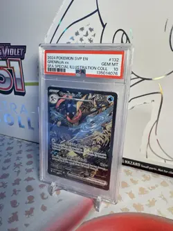 2024 POKEMON SVP EN-SV BLACK STAR PROMO #132 GRENINJA EX PSA 10 - Image 4