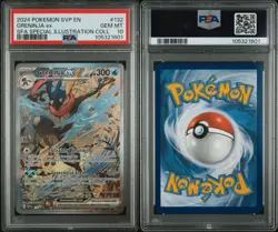PSA 10 Gem Mint 2024 POKEMON SVP EN-SV BLACK STAR PROMO #132 GRENINJA EX - Image 3