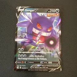 Pokemon TCG Card Gengar V 156/264 Sword & Shield Fusion Strike - NM - Image 1