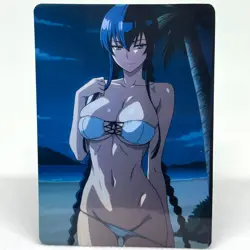 Highschool of the Dead Saeko Busujima Goddess Anime Waifu ACG Foil Card - Image 1