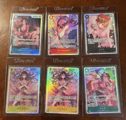 One Piece OP12 EB03 Super Rare Lot English & Japanese Cards Boa Hancock - Image 1